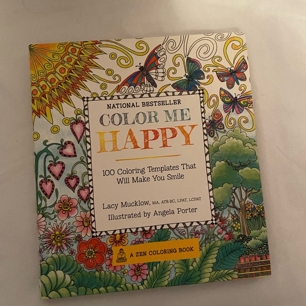Adult colouring book